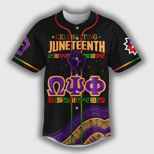 Omega Psi Phi Juneteenth Day They Not Like Us 2025 Jersey 2