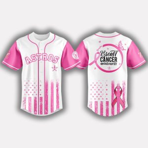 2025 Astros x Breast Cancer Awareness Game Night Jersey