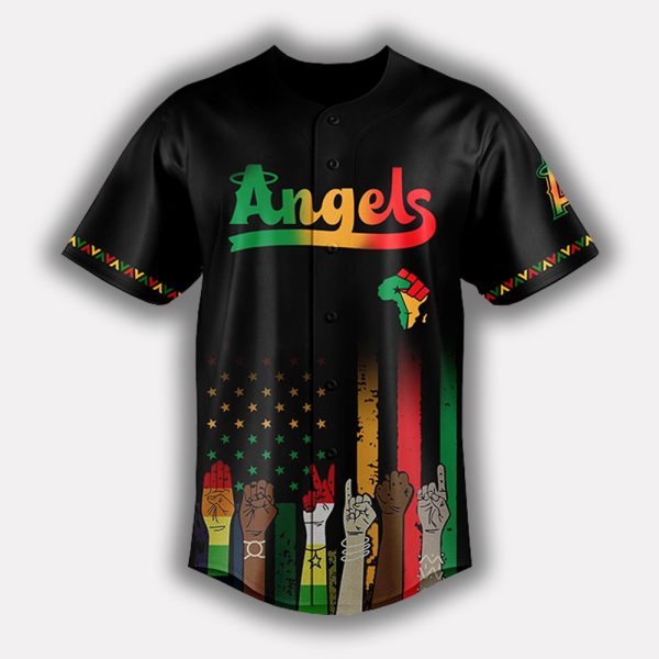 Personalized Angels Juneteenth Freedom Day 2025 Jersey 2