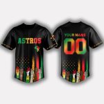 Personalized Astros Juneteenth Freedom Day 2025 Jersey