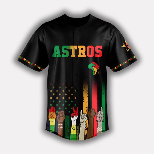 Personalized Astros Juneteenth Freedom Day 2025 Jersey 2