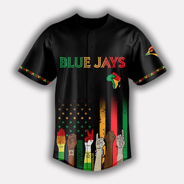 Personalized Blue Jays Juneteenth Freedom Day 2025 Jersey 2