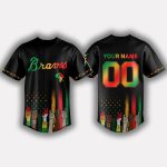 Personalized Braves Juneteenth Freedom Day 2025 Jersey
