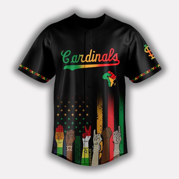 Personalized Cardinals Juneteenth Freedom Day 2025 Jersey 2