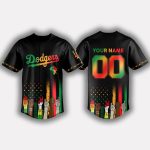 Personalized Dodgers Juneteenth Freedom Day 2025 Jersey