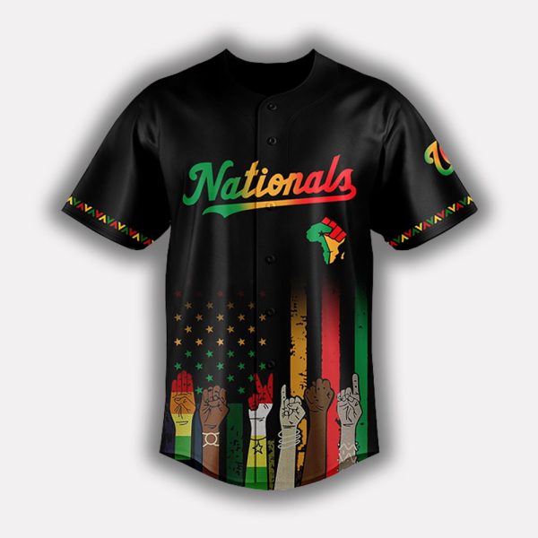Personalized Nationals Juneteenth Freedom Day 2025 Jersey 2