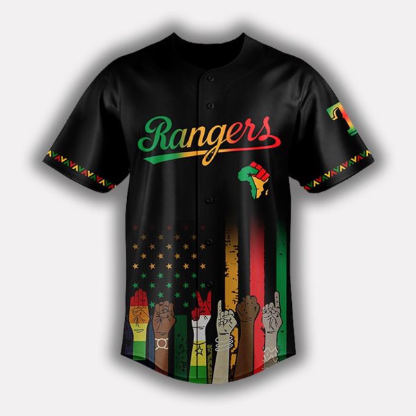 Personalized Rangers Juneteenth Freedom Day 2025 Jersey 2