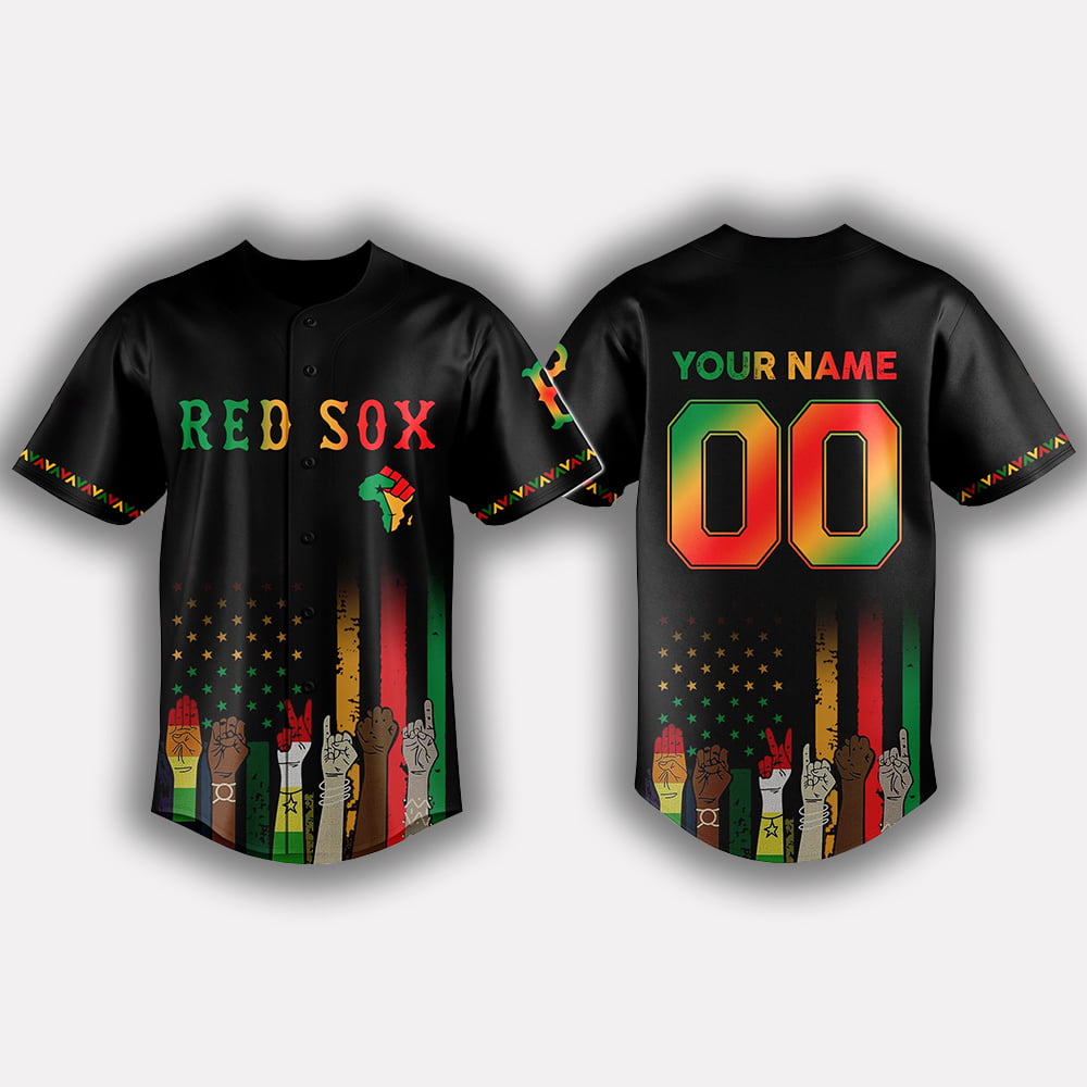 Personalized Red Sox Juneteenth Freedom Day 2025 Jersey Personalized Red Sox Juneteenth Freedom Day 2025 Jersey