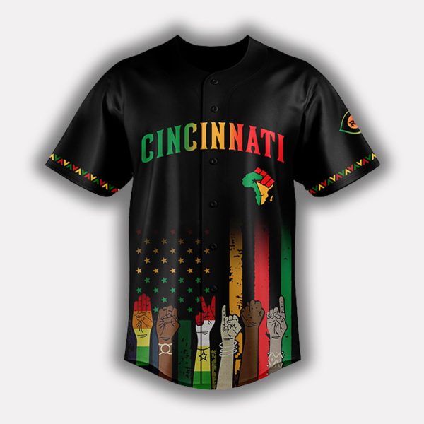Personalized Reds Juneteenth Freedom Day 2025 Jersey 2