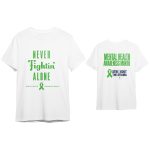 Phillies Never Fightin' Alone Mental Health Awareness Month Shirt 2025