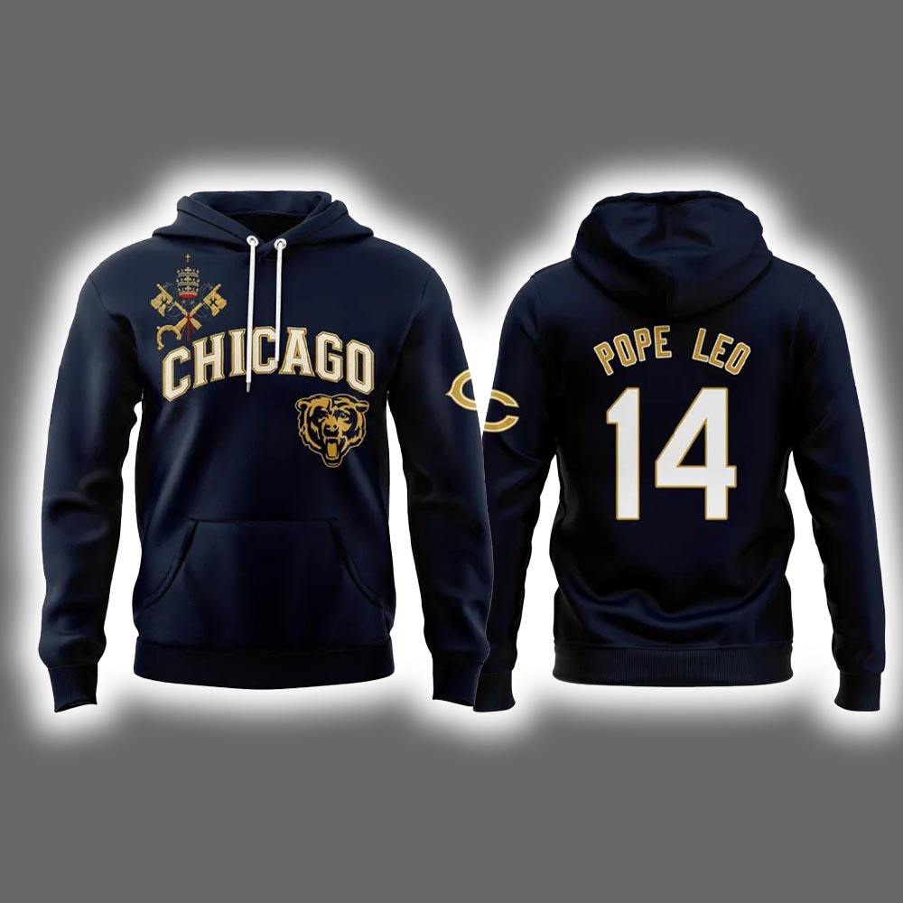 Pope Leo 14 Bears Hoodie Pope Leo 14 Bears Hoodie
