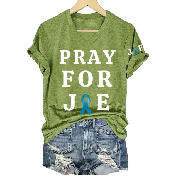 Pray For Joe Supportive Cancer Awareness Shirt 2