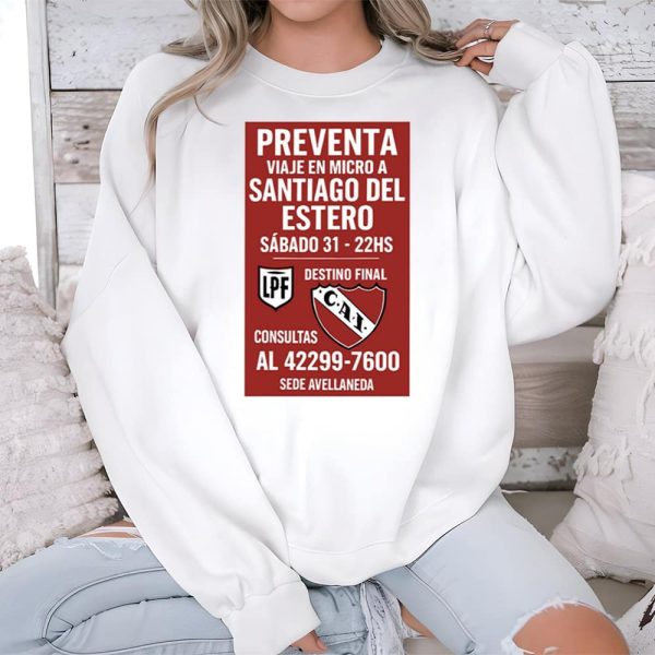 Preventa Viaje En Micro A Santiago Del Estero Sabado 31 22Hs Shirt 3