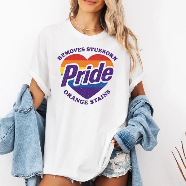 Pride Removes Stubborn Orange Stains Shirt 2
