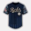 Reds US Navy Appreciation Night 2025 Baseball Jersey 2