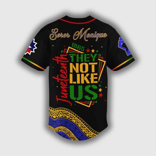 Sigma Gamma Rho Juneteenth Day They Not Like Us 2025 Jersey 3