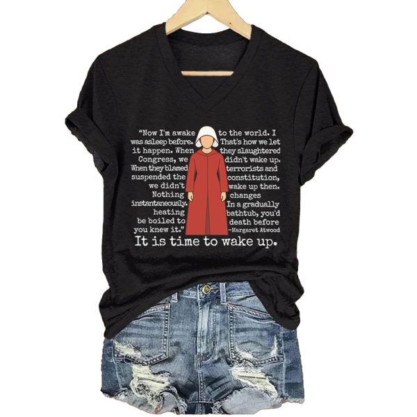 The Handmaids Tale It Is Time To Wake Up Shirt 2