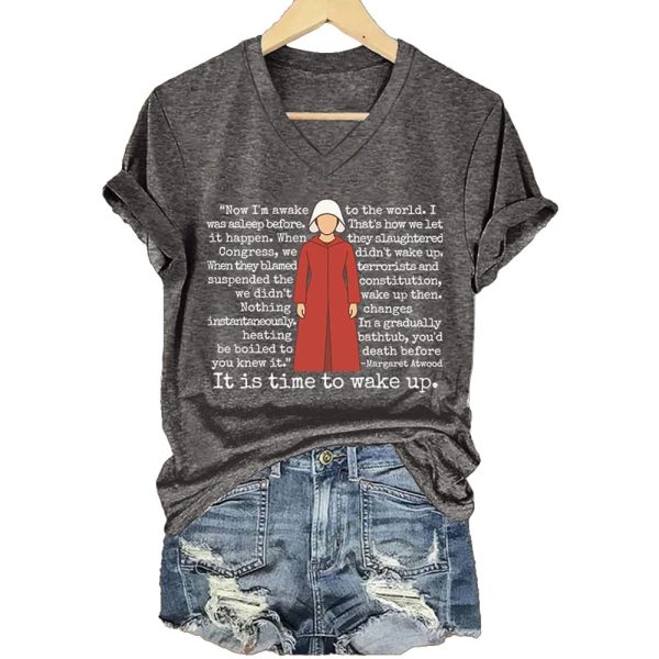 The Handmaids Tale It Is Time To Wake Up Shirt 4
