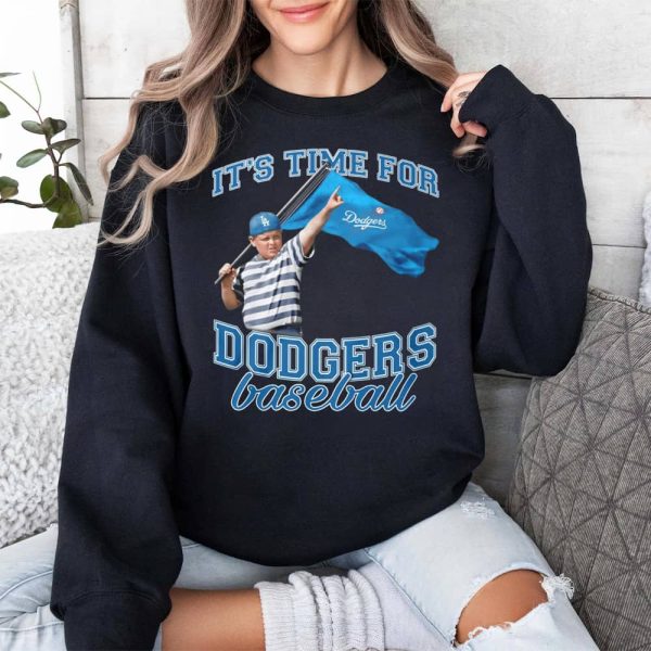 The Sandlot Its Time For Dodgers Baseball Shirt 3