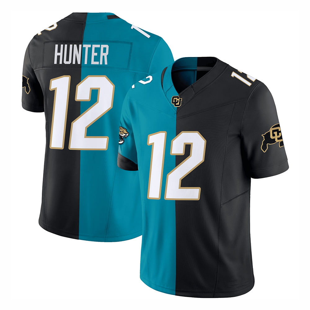 Travis Hunter Half Buffaloes And Jaguars Jersey Travis Hunter Half Buffaloes And Jaguars Jersey