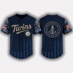 Twins US Navy Appreciation Night 2025 Baseball Jersey