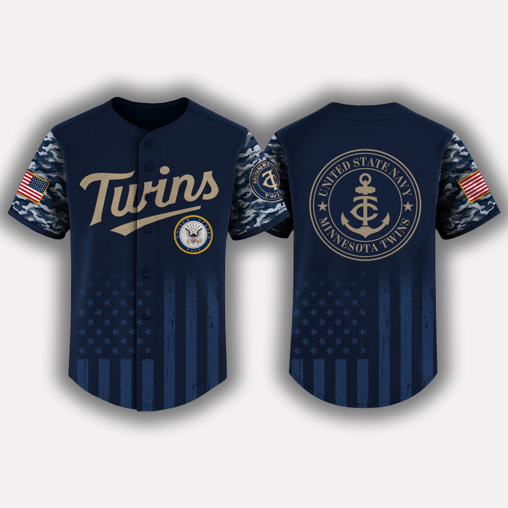 Twins US Navy Appreciation Night 2025 Baseball Jersey Twins US Navy Appreciation Night 2025 Baseball Jersey