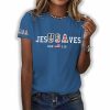 USA Jesus Saves John 3 16 Shirt 2
