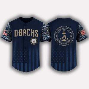 Diamondbacks US Navy Appreciation Night 2025 Baseball Jersey