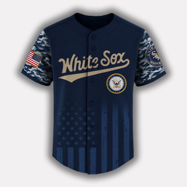 White Sox US Navy Appreciation Night 2025 Baseball Jersey 2