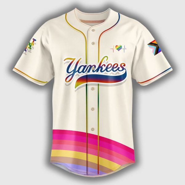 Yankees 2025 Pride Month Be Proud Of Yourself Jersey 2