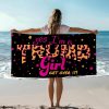 Yes I'm A Trump Girl Get Over It Beach Towel