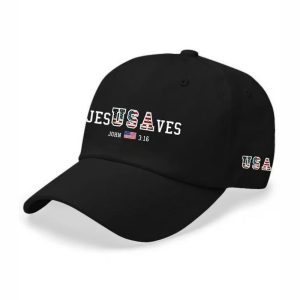 Jesus Saves USA John 3 16 Baseball Cap