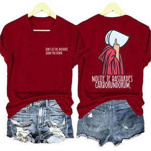 Don't Let The Bastards Grind You Down Nolite Te Bastardes Carborundorum Shirt