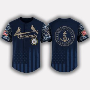 Cardinals US Navy Appreciation Night 2025 Baseball Jersey