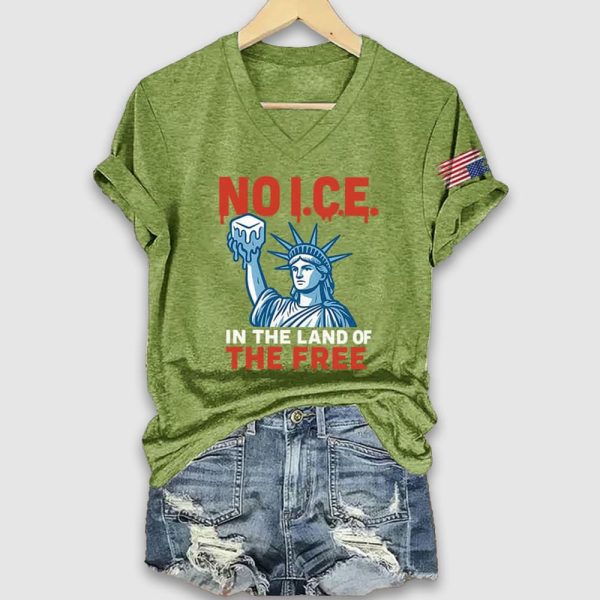 4th Of July No Ice In The Land Of The Free Shirt 1