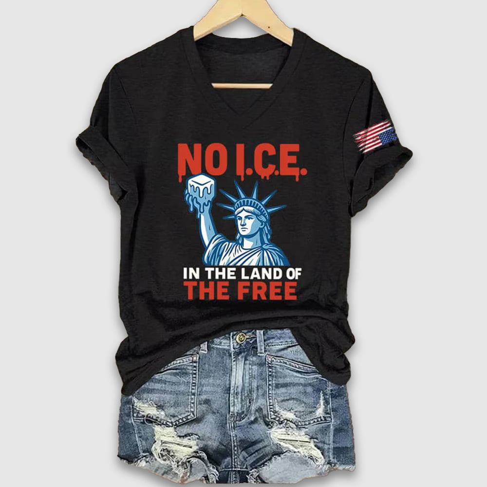 4th Of July No Ice In The Land Of The Free Shirt 4th Of July No Ice In The Land Of The Free Shirt