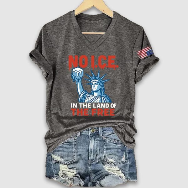 4th Of July No Ice In The Land Of The Free Shirt 4