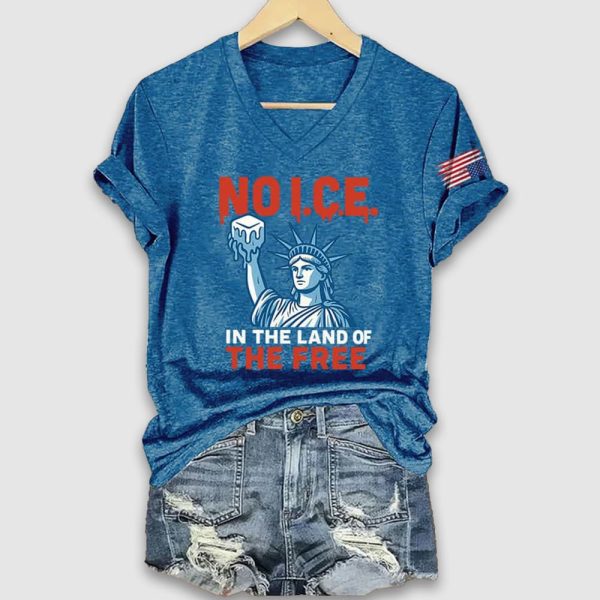 4th Of July No Ice In The Land Of The Free Shirt 5