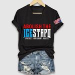 Abolish The Icestapo Protect Immigrant Rights Shirt