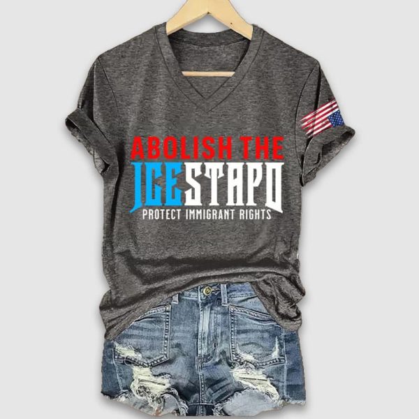 Abolish The Icestapo Protect Immigrant Rights Shirt 3