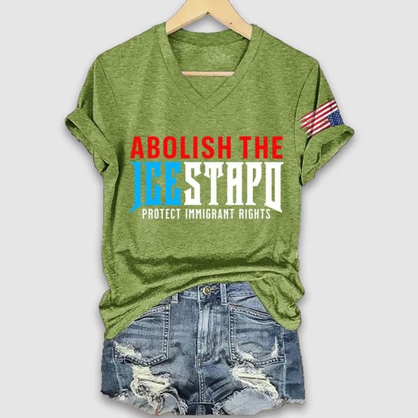 Abolish The Icestapo Protect Immigrant Rights Shirt 4