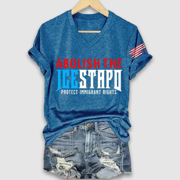 Abolish The Icestapo Protect Immigrant Rights Shirt 5