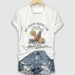 Anti Fascism Cocktail Club Hands Off Our Democracy More Ice & Less ICE Shirt