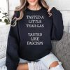 Anti ICE Protest Tasted A Little Tear Gas Tasted Like Fascism Shirt 3