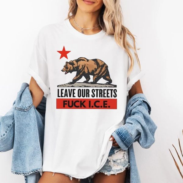 Bear Leave Our Streets Fuck Ice Shirt 2