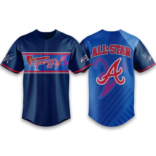 Braves Usher 2025 All Star Game Jersey