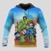 Captain America Spider Man Hulk July 4th Shirt 2