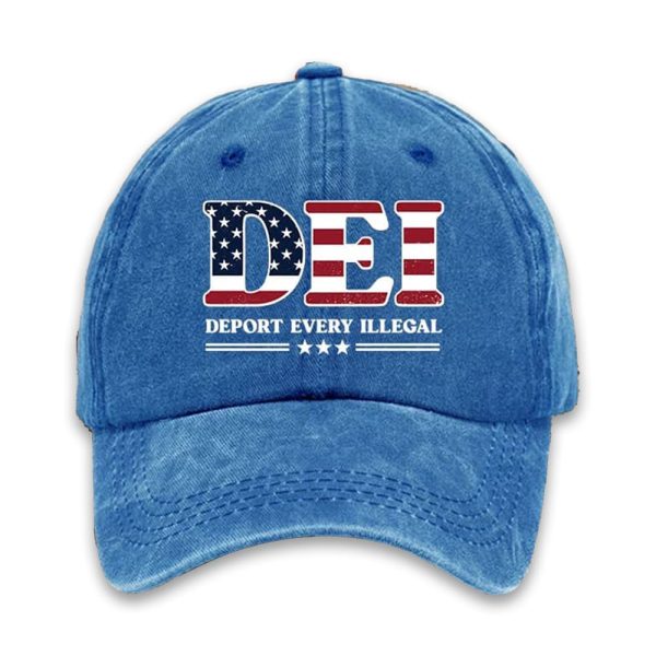 DEI USA Deport Every Illegal Baseball Cap 3