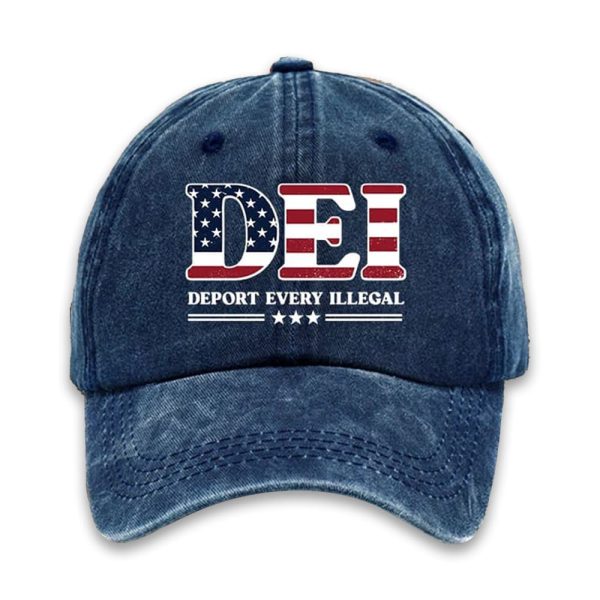 DEI USA Deport Every Illegal Baseball Cap 4