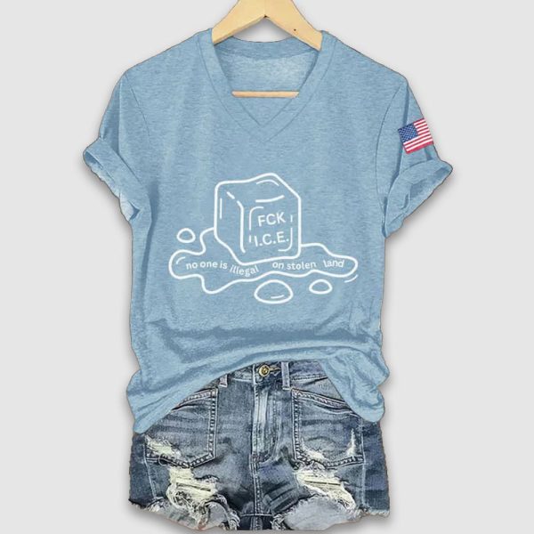 FDT Fck ICE No One Is Illegal On Stolen Land Shirt 5